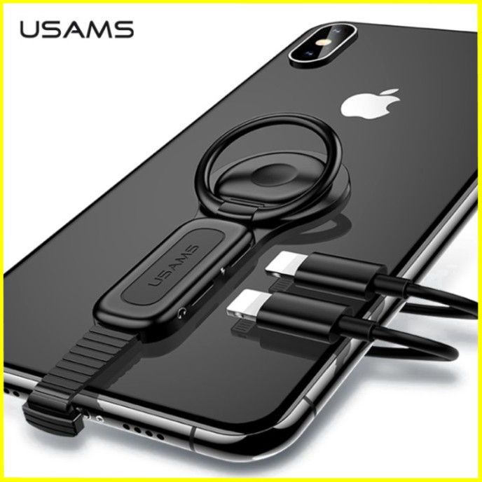 Nhẫn Đỡ Chức Năng Chuyển Đổi Kết Nối Đầu Lightning Chuyên Dụng Cho Iphone Nhãn Hiệu USAMS US-SJ274