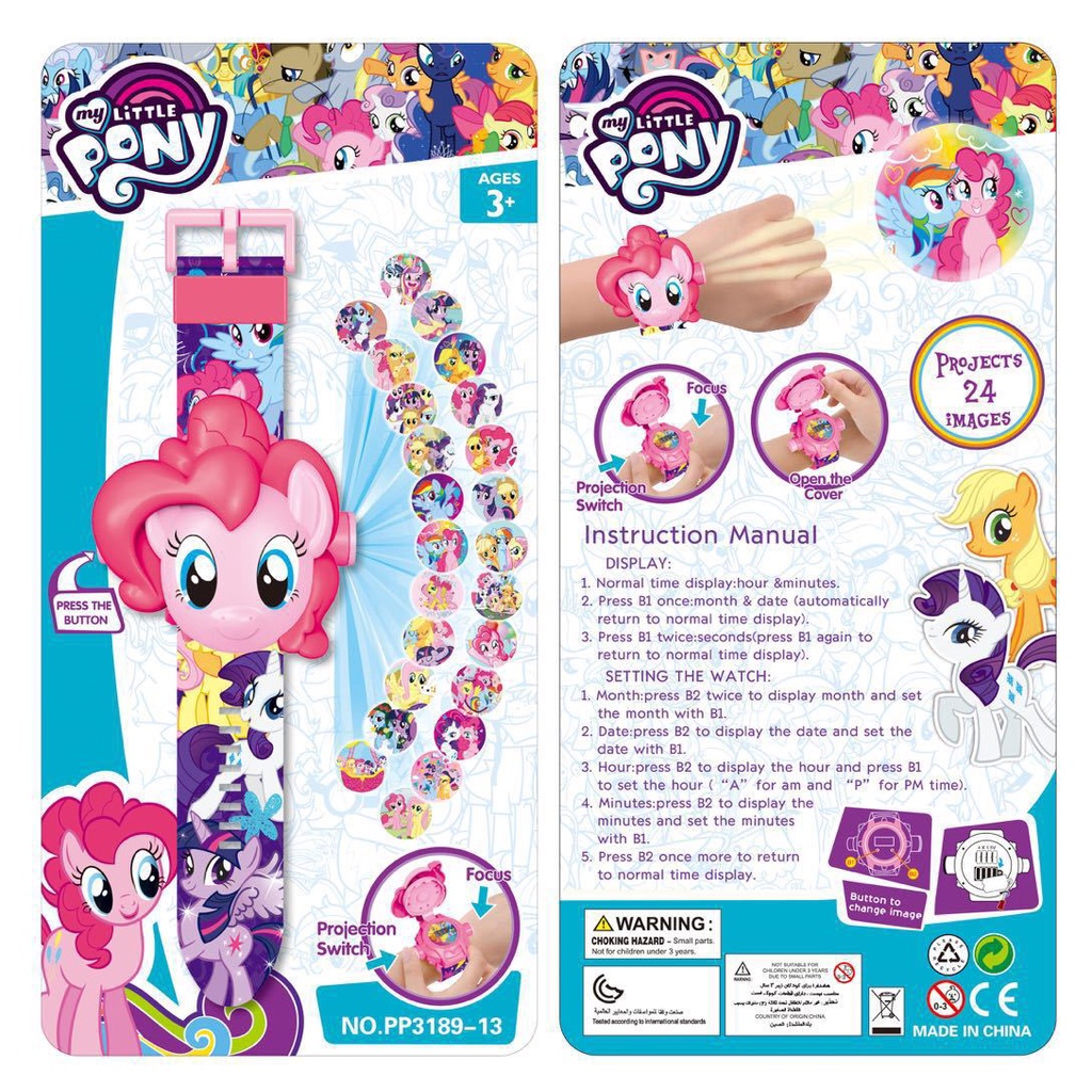 Đồng hồ hình hoạt hình dễ thương có âm thanh dành cho trẻ em