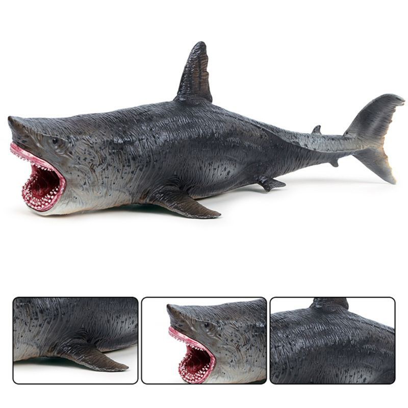 Dudu Sea Life Megalodon Model Action Figure PVC Ocean Animal Educational Learning Toy For Kid Gift