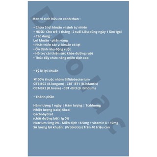 Men vi sinh Doulac Hàn Quốc Organic (HỘP 30 gói)