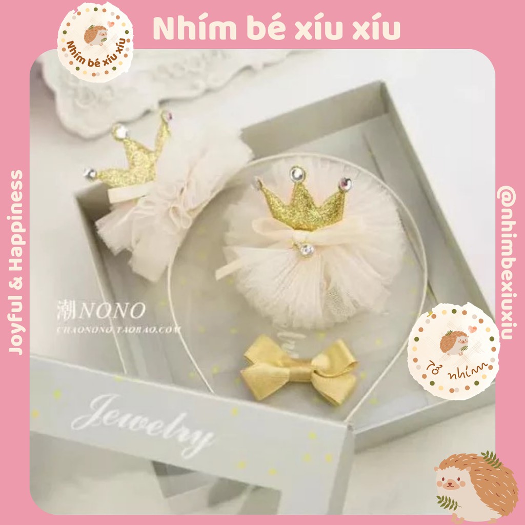 Set kẹp tóc, bờm tóc 3-7 chi tiết cho bé gái