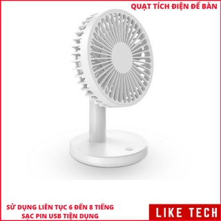 Quạt Để Bàn Tích Điện Hàn Quốc Pin Tích Điện 8 Tiếng Sử Dụng Liên Tục