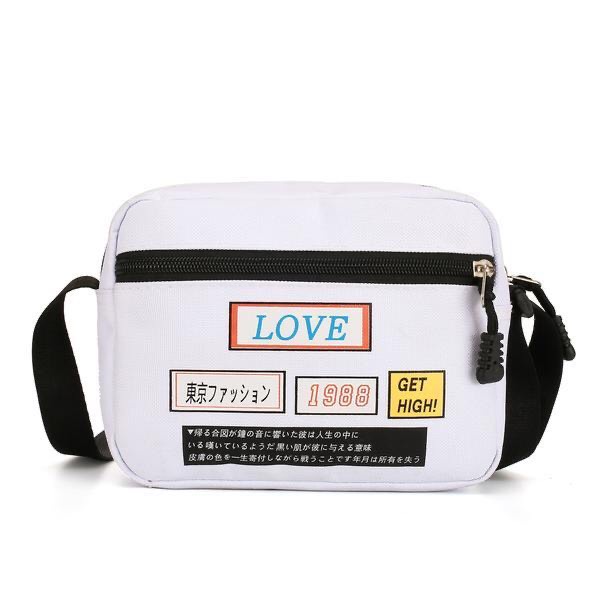 Túi đeo chữ "LOVE1988" thời trang,  túi vải xinh hàng sẵn giá hạt dẻ