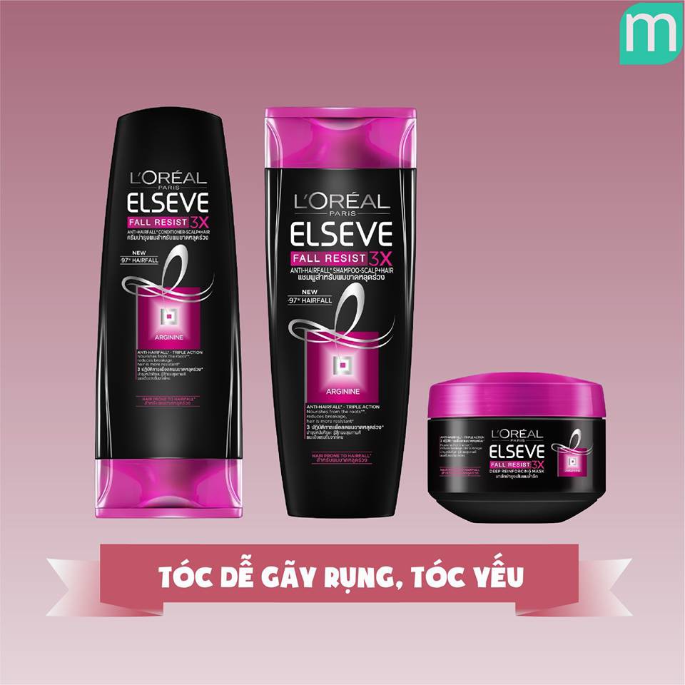 KEM Ủ L'Oreal NGĂN RỤNG TÓC 200ml FALL REPAIR 3X MASK