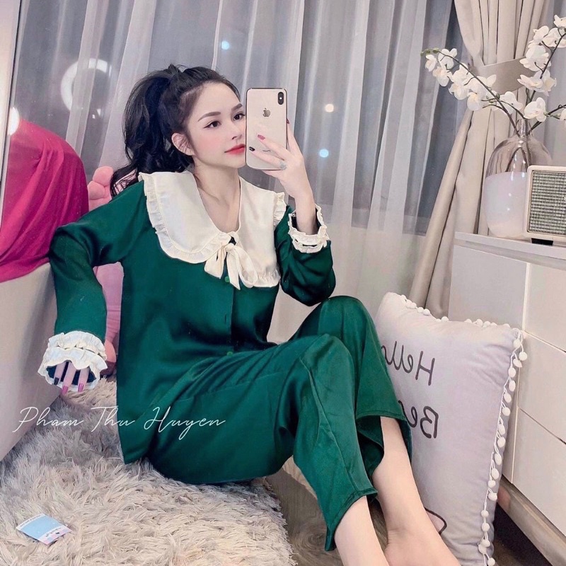 Bộ Lụa Tiểu Thư  Cao Cấp Bigsize - chất mịn, mát, đẹp, form chuẩn, tôn dáng