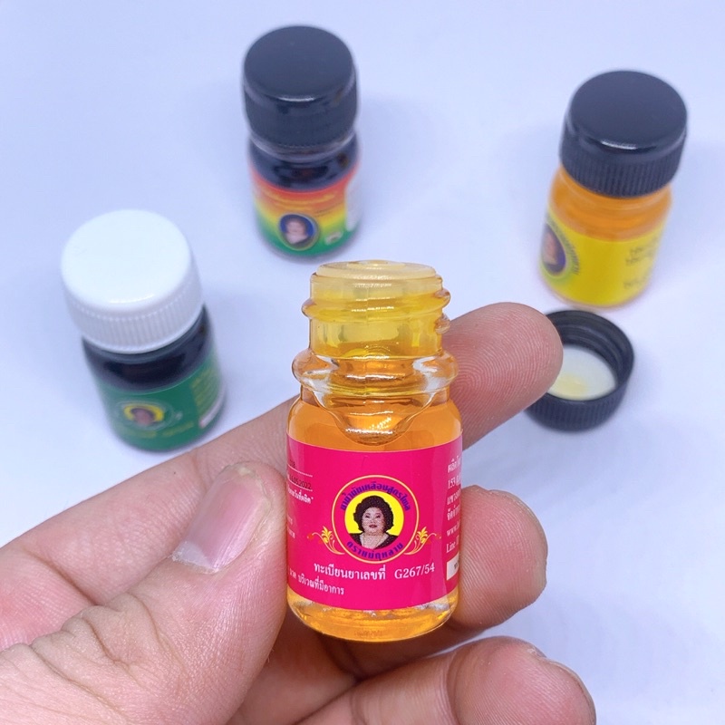 (4 Màu) Dầu Bà Mập Thái Lan Chính Hãng 3ml/ màu vàng xanh đen hồng