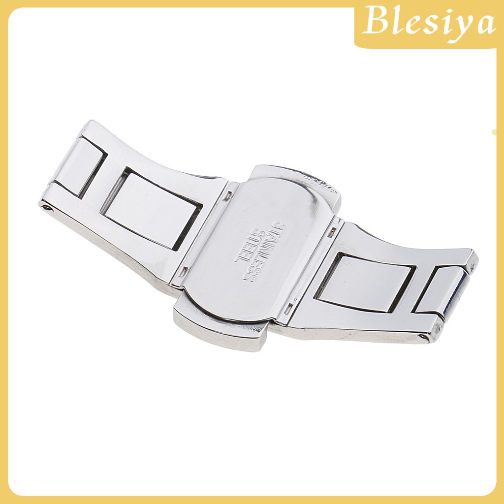 [Blesiya] Khóa Đồng Hồ Đeo Tay Bấm Đôi Hình Bướm Có Thanh Lò Xo