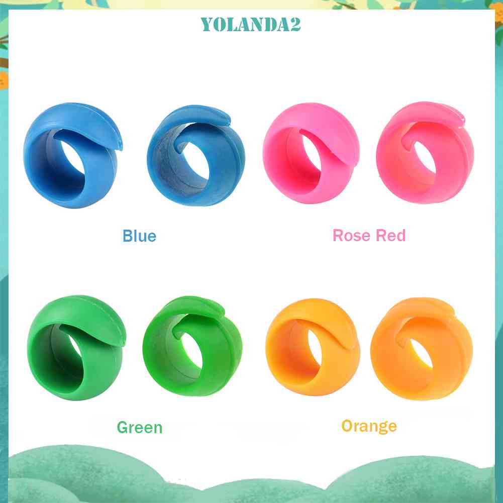 Set 2 Kẹp Giữ Suốt Chỉ Bằng Silicone 2cm (BU8)