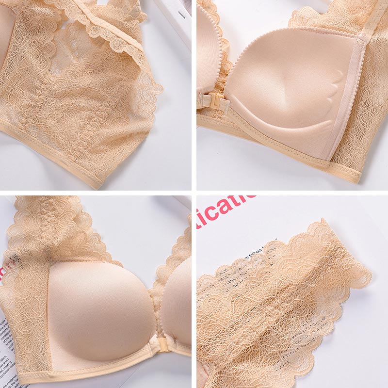 Áo bra ren không gọng thiết kế cài trước gợi cảm cho nữ