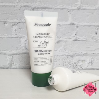 SỮA RỬA MẶT HOA SEN MAMONDE LOTUS MICRO DEEP CLEANSING FOAM 50ml