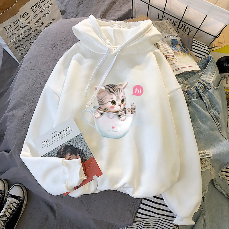 Áo Khoác Hoodie Tay Dài Dáng Rộng Phong Cách Hàn Quốc Thời Trang Cho Bé Gái | BigBuy360 - bigbuy360.vn