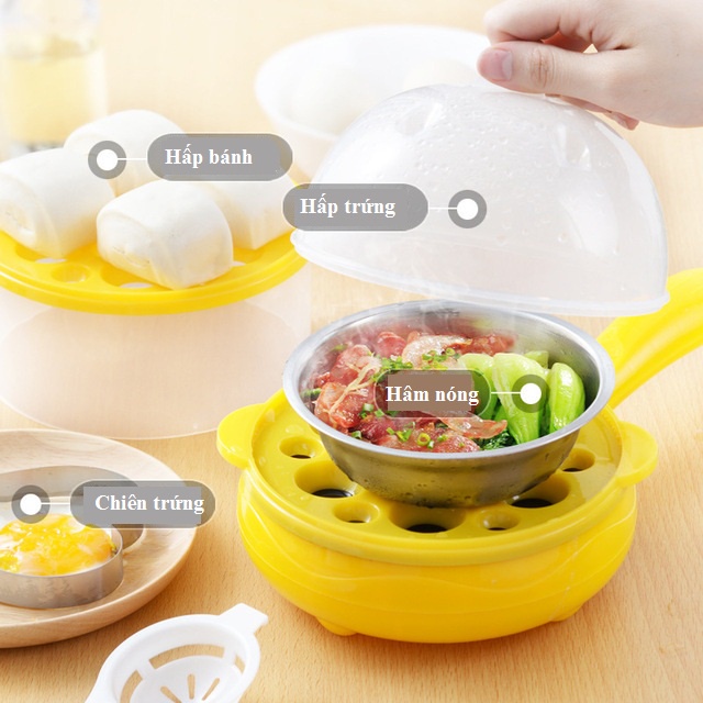 Set Chảo Chống Dính Kèm Xửng Hấp Cao Cấp