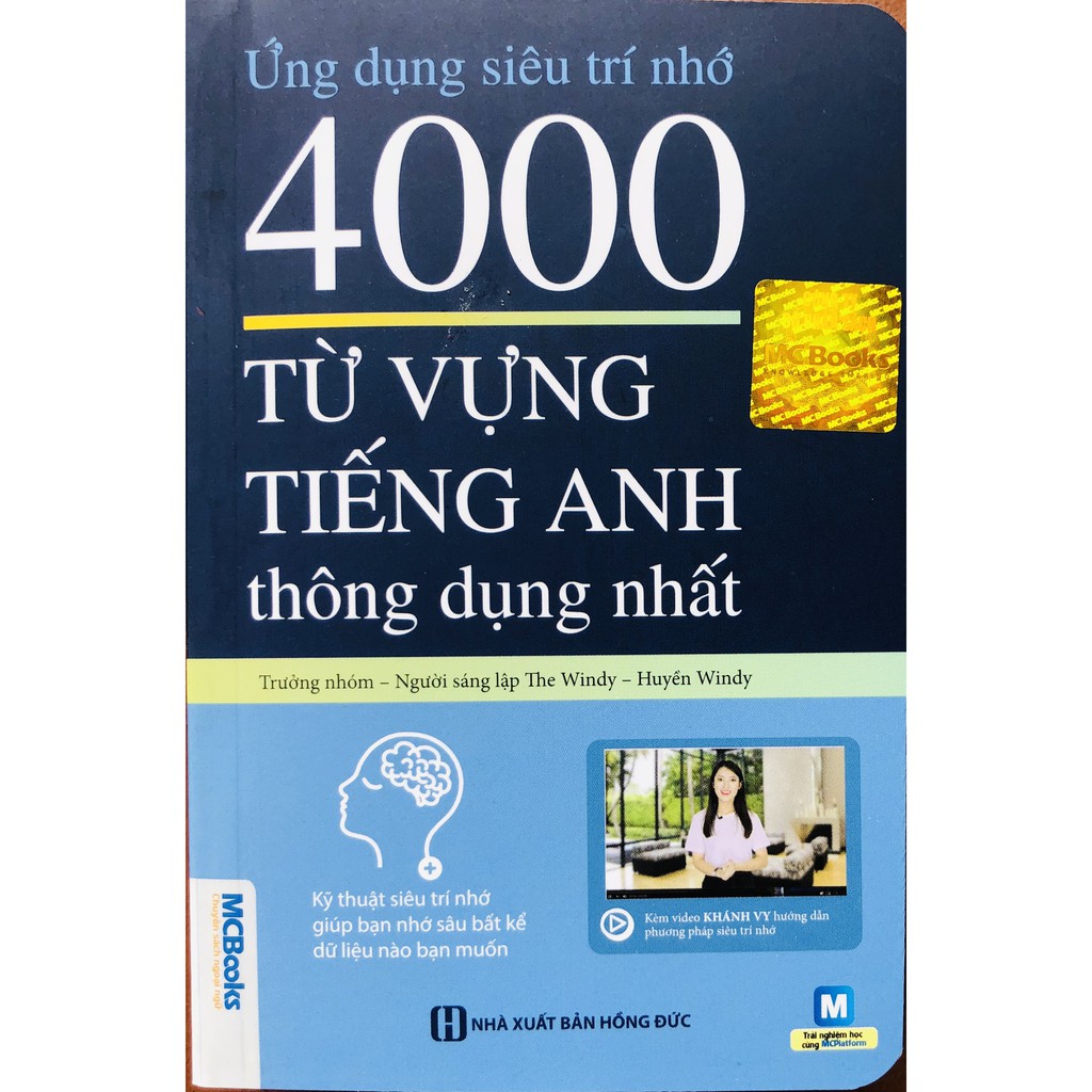 Sách - Ứng dụng siêu trí nhớ 4000 từ vựng tiếng Anh thông dụng nhất + tặng kèm bút bi