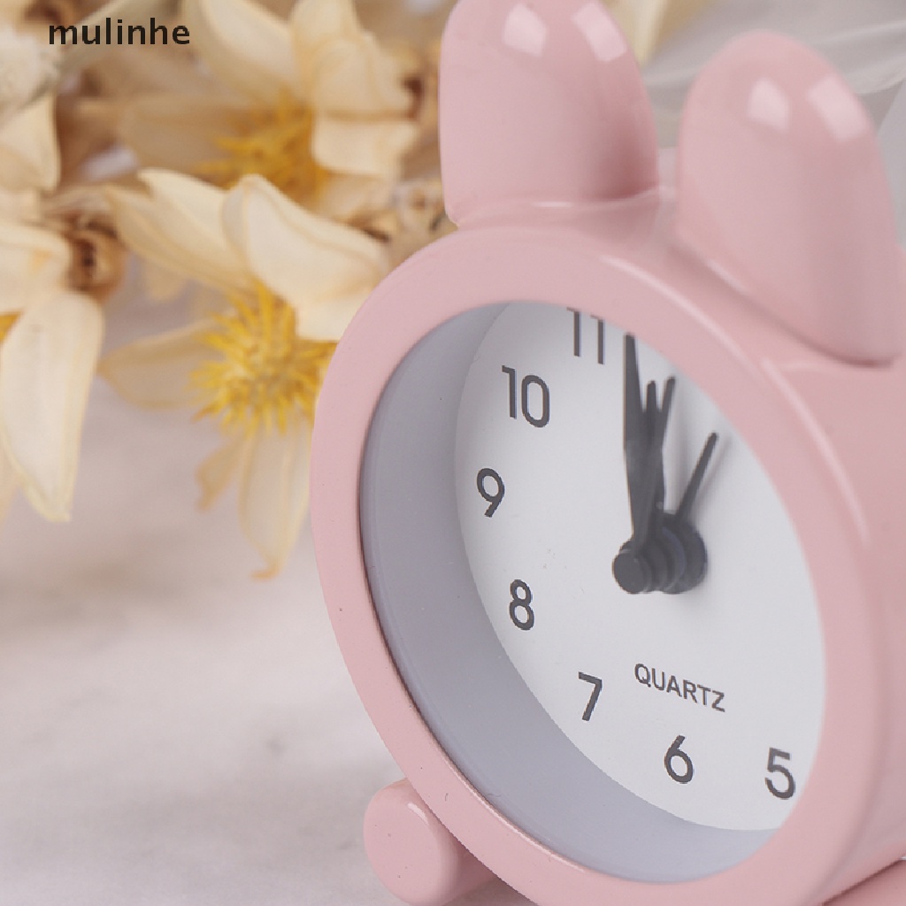 Đồng Hồ Báo Thức Điện Tử Mini Bằng Kim Loại Thiết Kế Dễ Thương Cho Bé