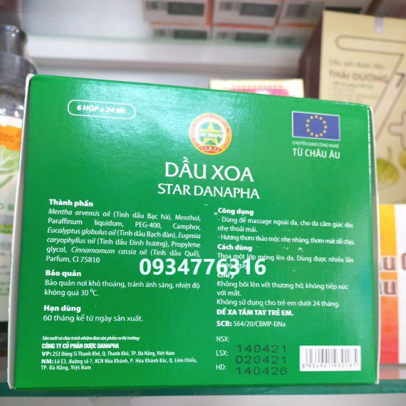 Dầu gió xanh star Danaphar