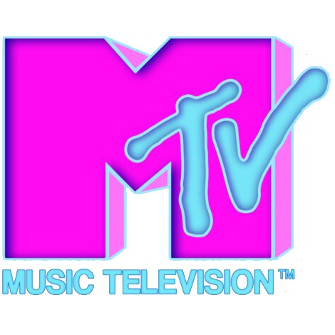 Hình dán STICKER LOGO MTV, dán xe, dán máy tính pc, sticker laptop