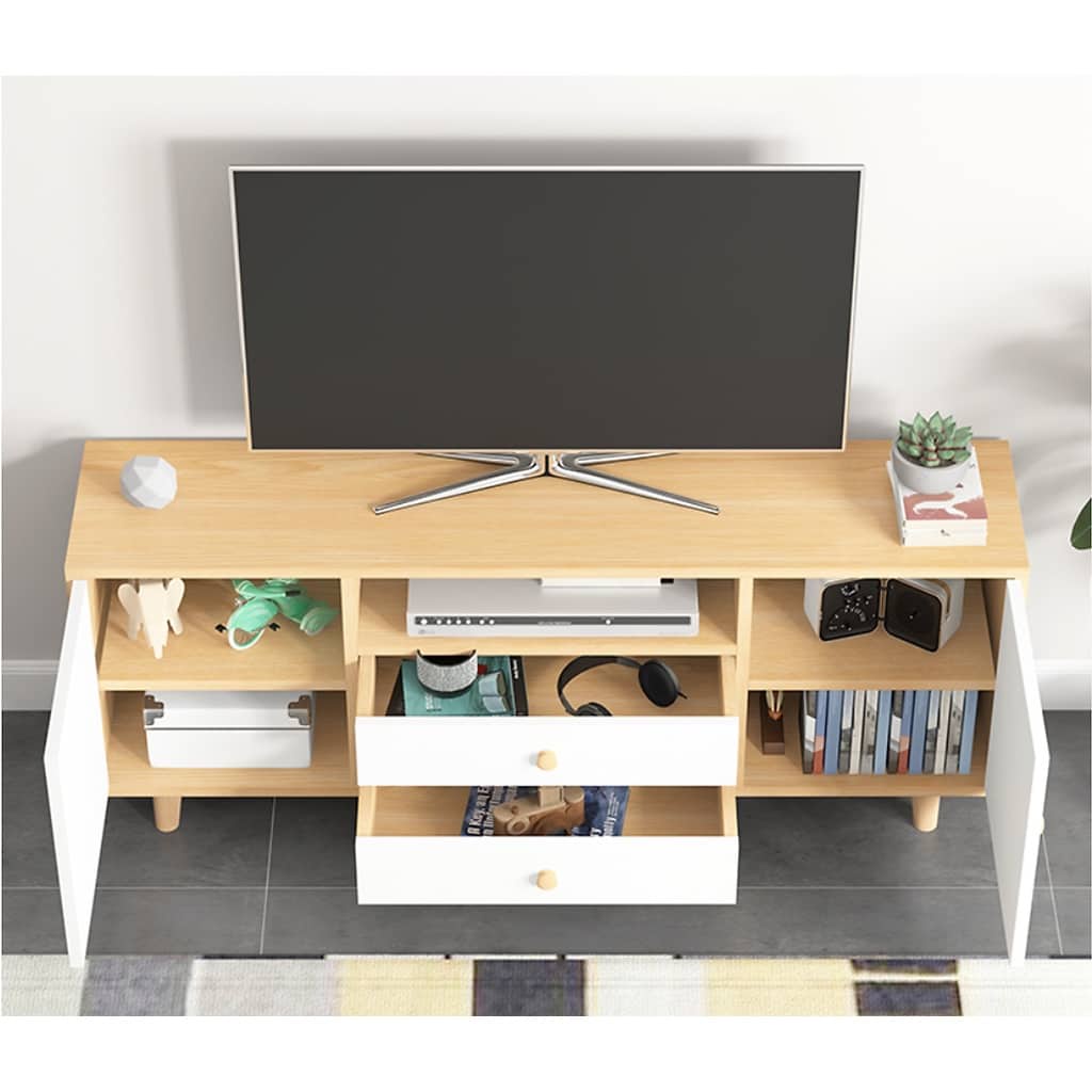 Kệ tủ ti vi để sàn ICHI 4 ngăn tủ dễ dàng kết hợp kệ sách, bàn trà sofa phòng khách- GP142.13