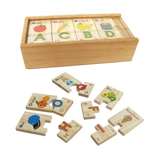 Đồ chơi gỗ Winwintoys - Bộ tìm chữ cái, tiếng Anh - 64312