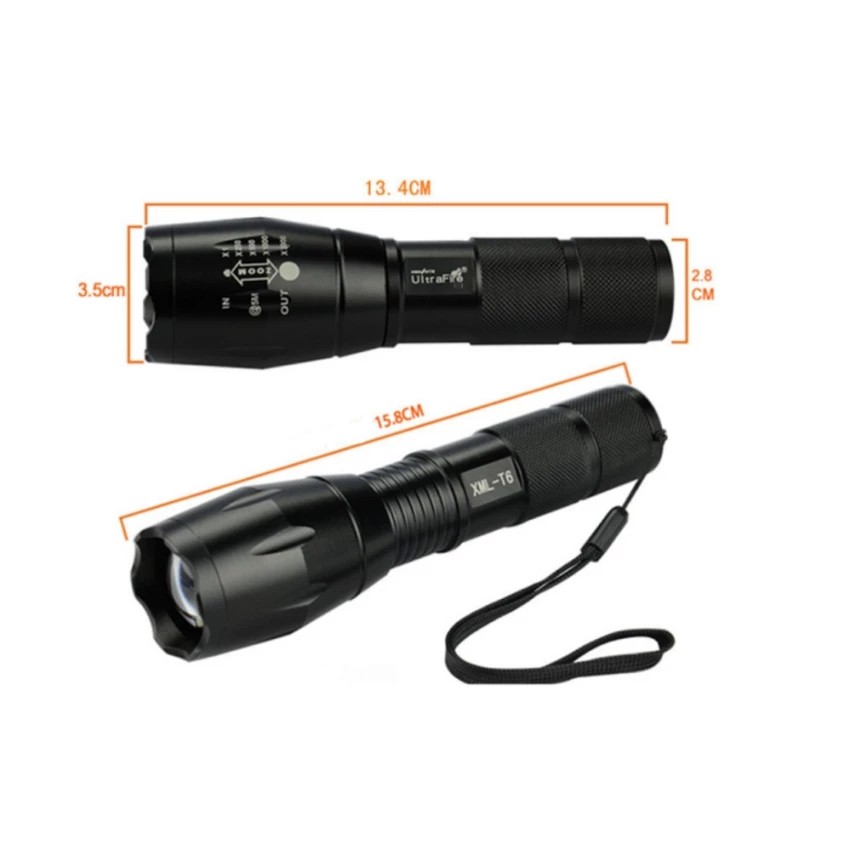 Đèn pin siêu sáng XML - T6 chống nước
