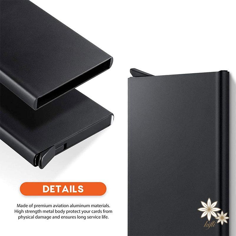 Hộp Đựng Thẻ Tín Dụng Dạng Bật Tự Động Bằng Hợp Kim Nhôm