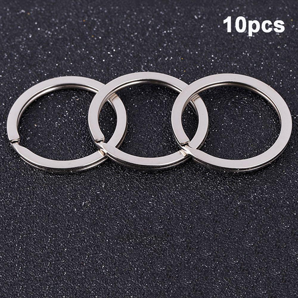 Set 10 Móc Chìa Khóa Mạ Kim Loại 30mm