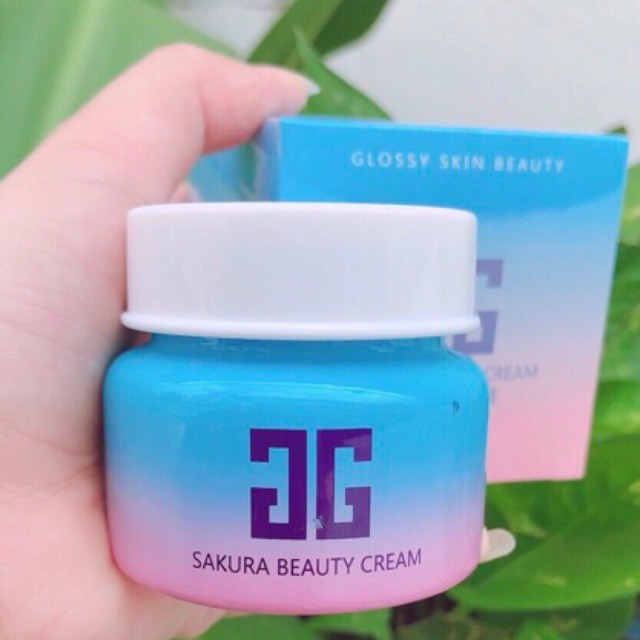 Kem Nám Trắng Da Hoa anh đào Sakura Beauty Cream