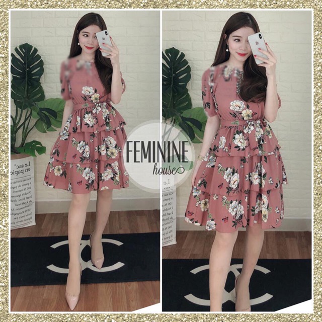 Váy maxi hoa tầng | BigBuy360 - bigbuy360.vn