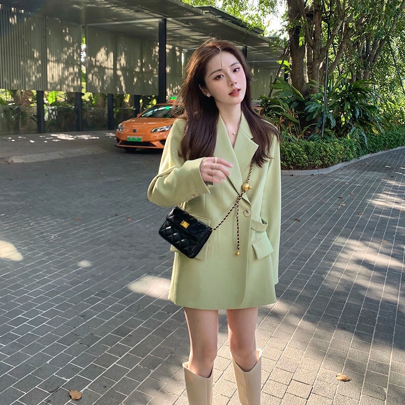 Áo Blazer nữ form xuông dáng rộng phong cách hàn quốc mẫu mới đẹp mã Rb01 | BigBuy360 - bigbuy360.vn