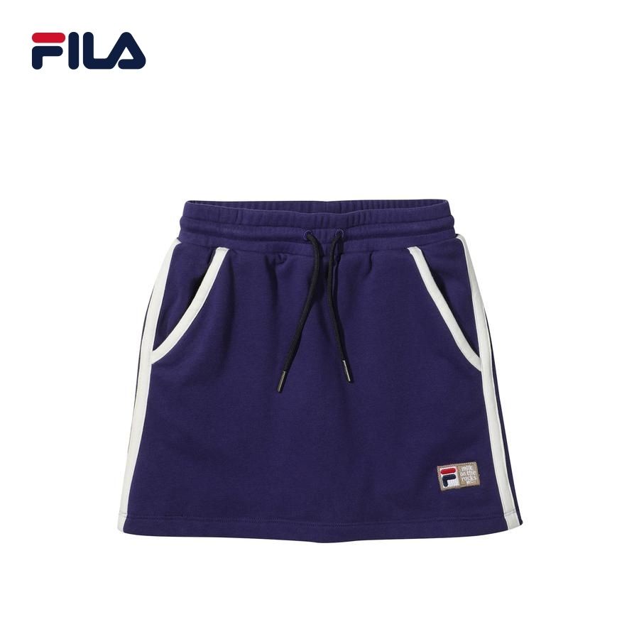 Chân váy thun thể thao trẻ em Fila Milk On The Rock - FK2SKD2M51F-PNA