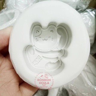 KHUÔN SILICONE 3D MÈO THẦN TÀI