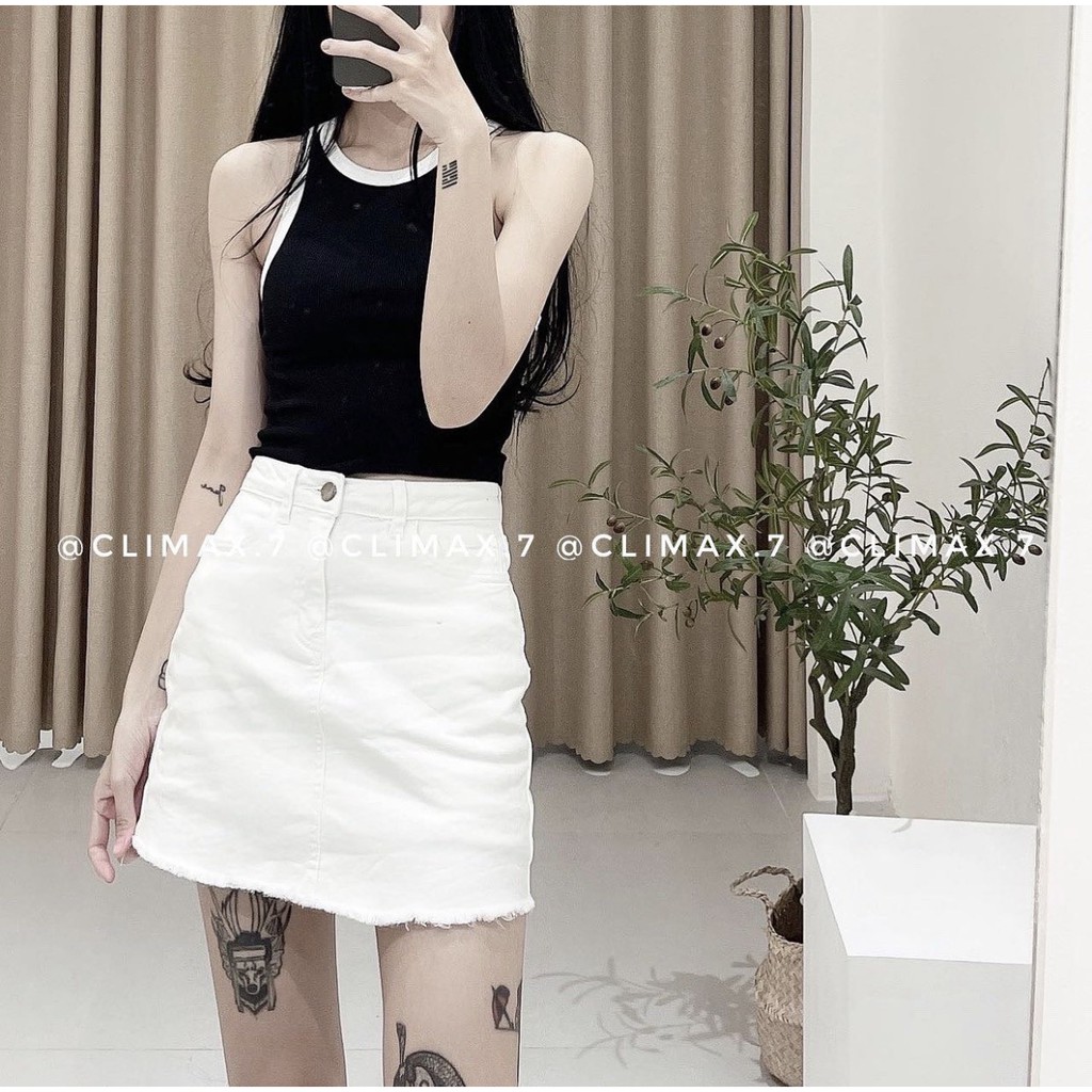 Áo Ba Lỗ Nữ Chạy Viền 2 Màu - Rere.Store [FREESHIP] - Áo thun nữ body dáng ôm kẻ viền kiểu dáng basic