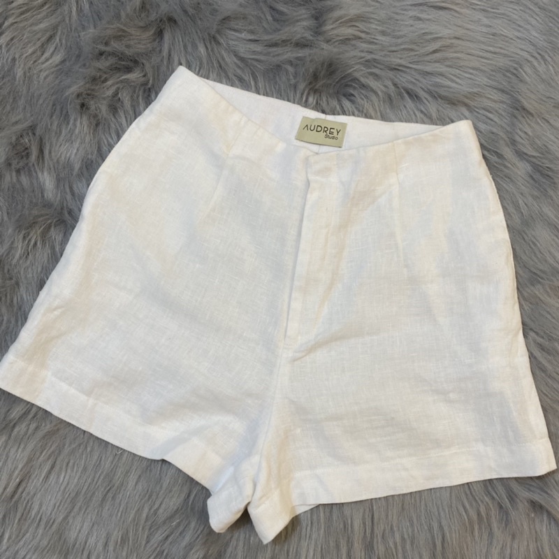 Quần short, quần ngắn linen - Audrey Studio