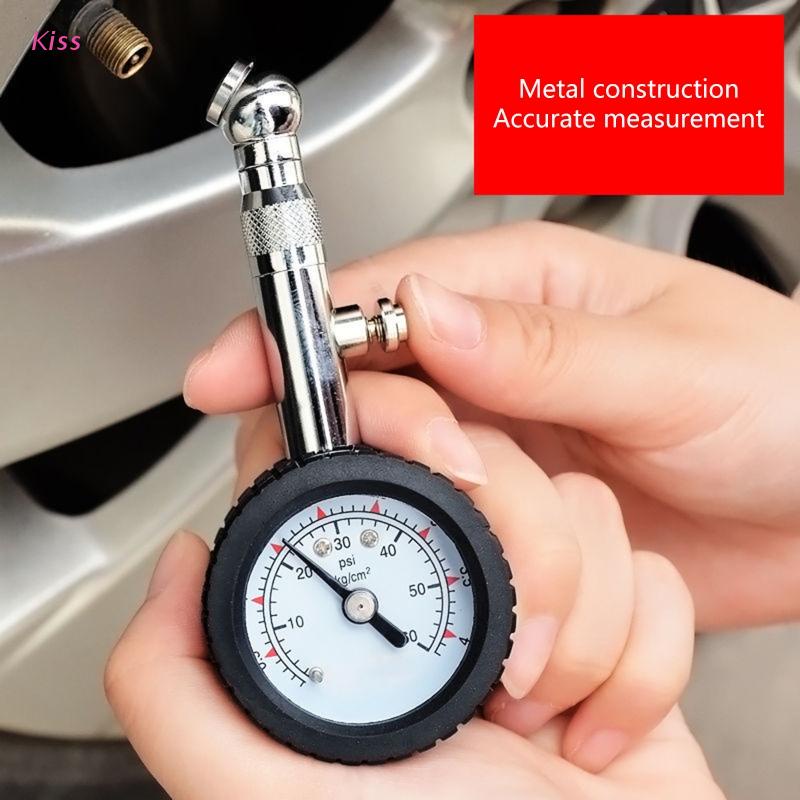 Đồng Hồ Đo Áp Suất Lốp Xe Cỡ Nhỏ Chuyên Dụng Cho Xe Hơi Xe Máy