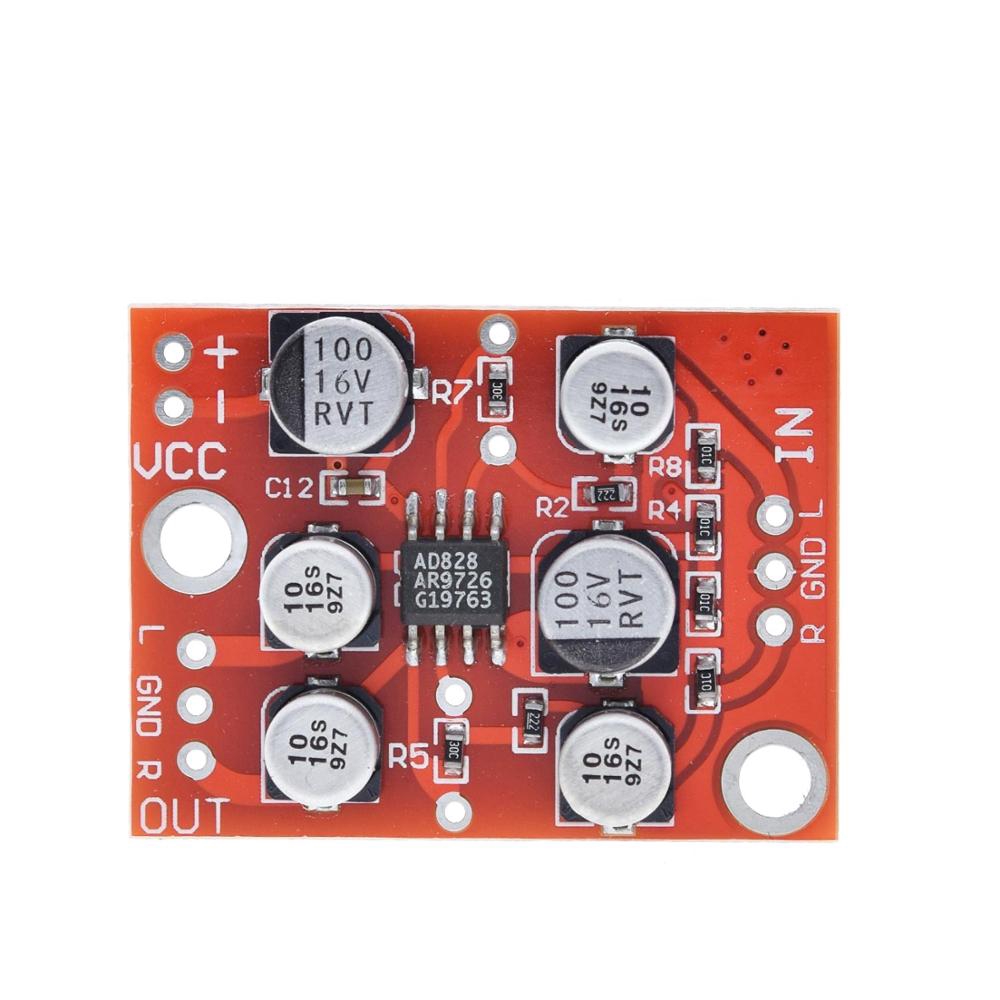 Bảng Mạch Tiền Khuếch Đại Âm Thanh Tzt Dc 5v-15v 12v Ad828 | BigBuy360 - bigbuy360.vn