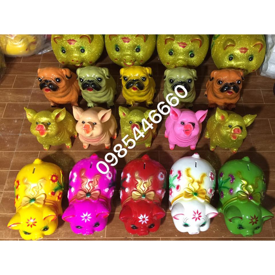 Lợn đất heo đất tiết kiệm tiền 2019 (ảnh thật)