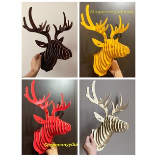 ĐẦU HƯƠU TREO TƯỜNG 5 màu😘 + MÓC TREO + ĐINH 💋