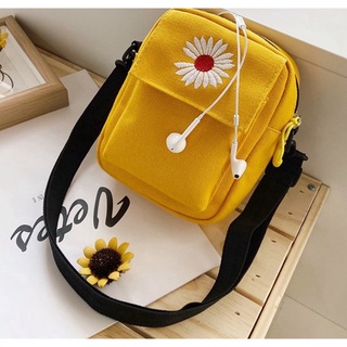 Túi tote, túi vải đựng điện thoại hoa cúc siêu hot BH 426