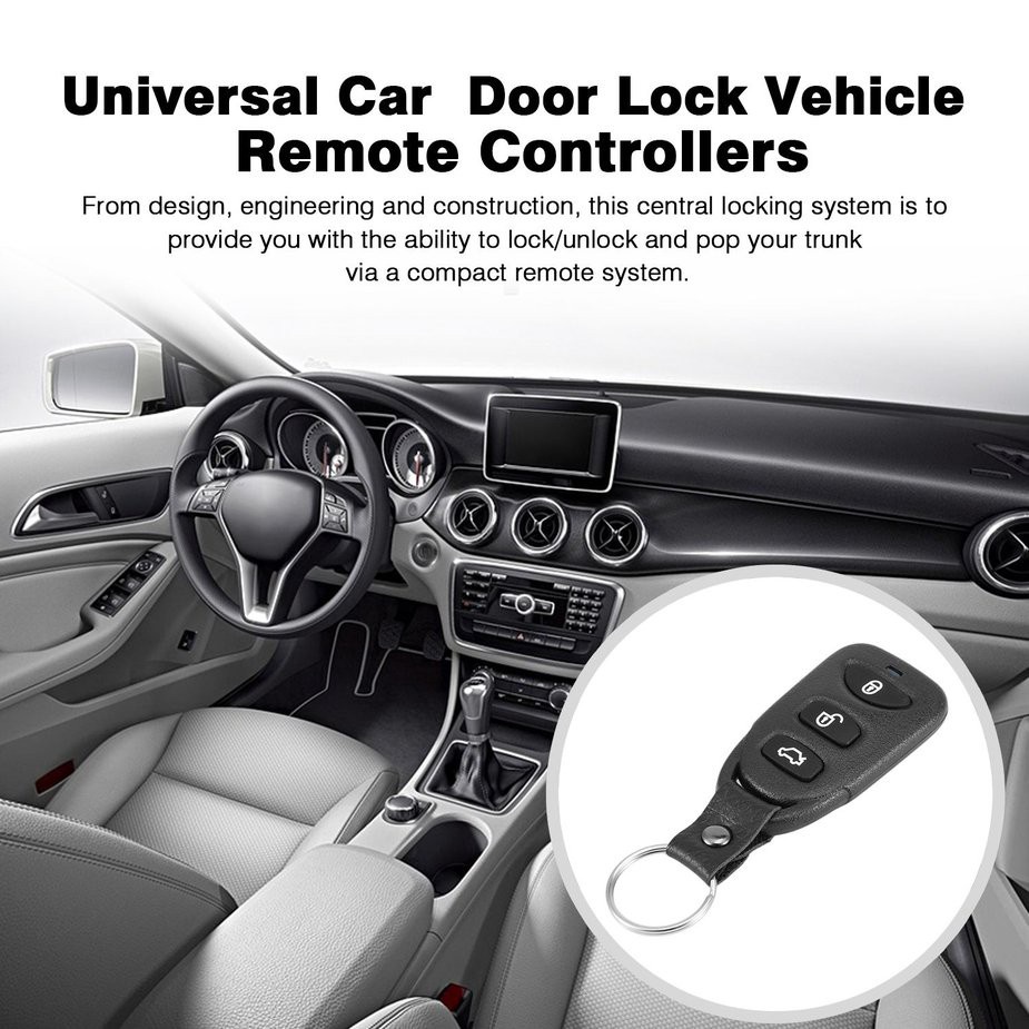 Universal Car Remote Central Kit Door Lock Vehicle Keyless Entry System