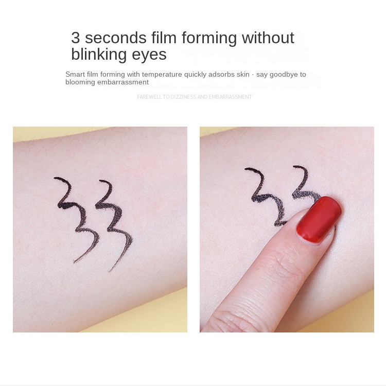 Bobeini® Bút Kẻ Mắt Dạng Lỏng Chống Thấm Nước Và Mồ Hôi Nhanh Khô Màu Nâu Cho Người Mới Bắt Đầu