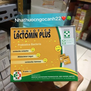 LACTOMIN PLUS ( Hộp 30 gói ) Hỗ trợ cân bằng hệ vi sinh đường ruột.