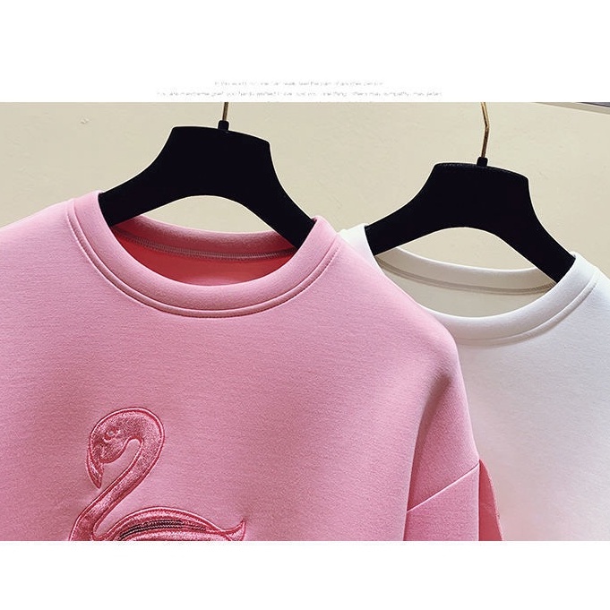 Quần Áo Trẻ Em Áo Sweater Dáng Rộng Thêu Họa Tiết Thời Trang Xuân Thu Cho Bé Gái Đồ Bé Gái