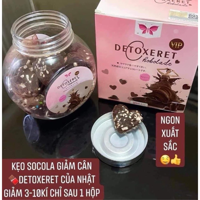 Kẹo socola giảm cân detoxeret chokolade