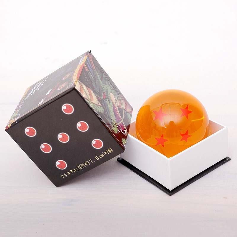 Viên ngọc rồng Dragon Ball 7.5cm 3D tự chọn 1-7 ngôi sao độc đáo