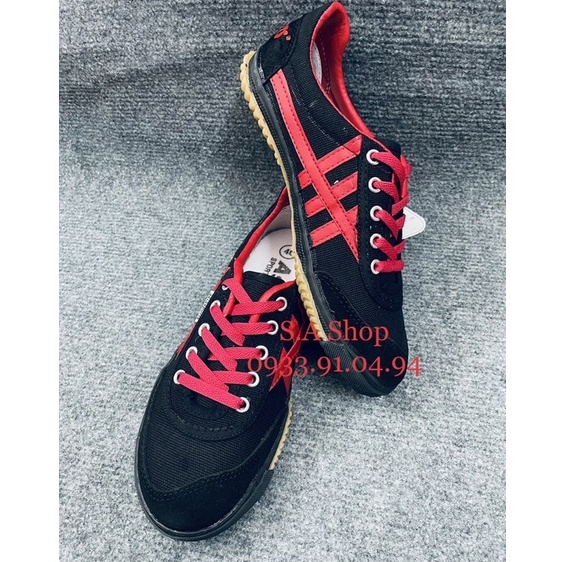 GIÀY THỂ THAO KIỂU THƯỢNG ĐÌNH ĐEN SỌC ASIA CSH03
