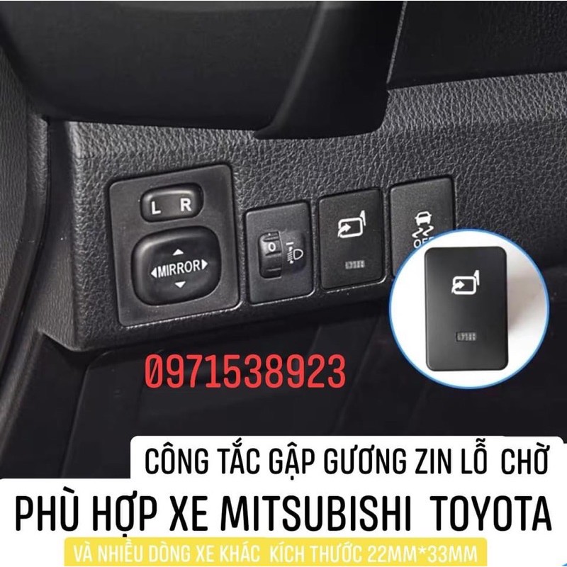 bộ khung xương và motor gập gương cho MITSUBISHI TRITON 2019-2021 tặng kèm công tắc zin & hộp khoá cửa gập gương tự động