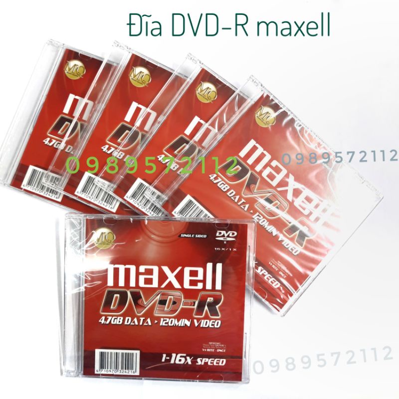 Đĩa DVD-R Maxell 4.7gb