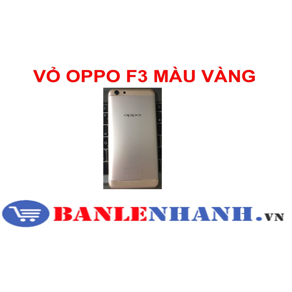 VỎ OPPO F3 MÀU VÀNG