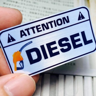 Nhãn dán xe ô tô truyền động diesel cho nắp bình xăng!!!!!