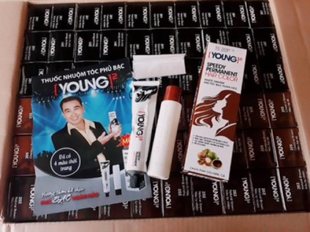 THUỐC NHUỘM PHỦ TÓC BẠC HOÀN HẢO YOUNG 60 ML