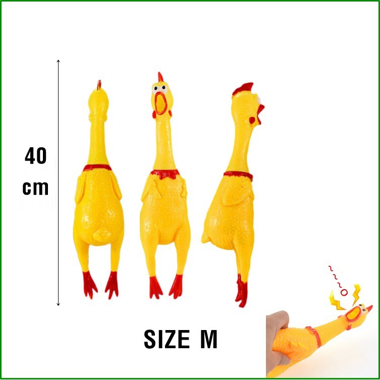 Gà La Hét - Gà Cao Su - Gà Huấn Luyện Chó SIZE Lớn Nhất 40 Cm